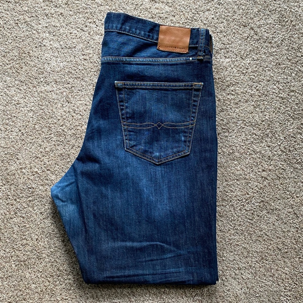 Mens Lucky Brand 410 Athletic Fit Jeans 38/30